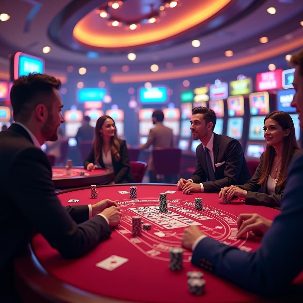 vip77 game lobby showing slots and live casino categories on mobile